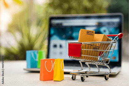 Local shopping illustration